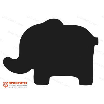 Фигурная грифельная меловая доска «Слоник»