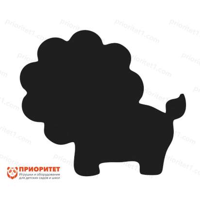 Фигурная грифельная меловая доска «Лев»