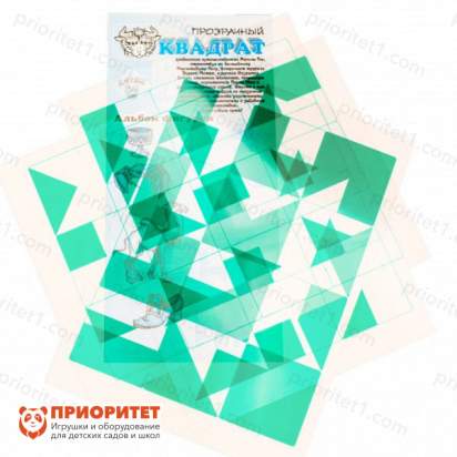 Игра «Прозрачный квадрат» (зеленый)