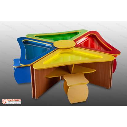Тактильный песочный комплекс «Ромашка» 1