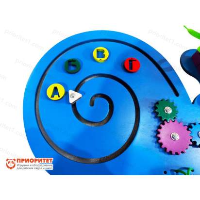 Бизиборд «Добродушная улитка» с лабиринтом