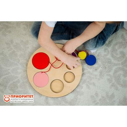 Тактильно-развивающая панель «Палитра»_4