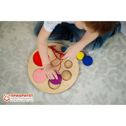 Тактильно-развивающая панель «Палитра»_5