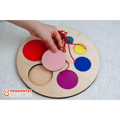 Тактильно-развивающая панель «Палитра»_7