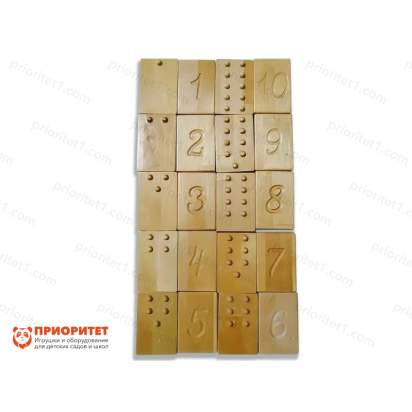 ДФ_И Такт.парочки «Счет до 10», комплект из 10-ти пар дощечек