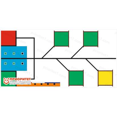 Стол для соревнований по робототехнике поле 1