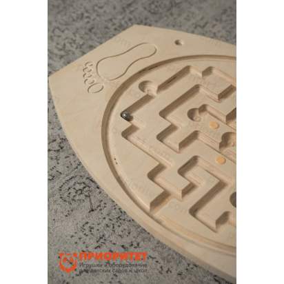 Балансировочная доска-лабиринт Для ножек №1 (натуральная) 3