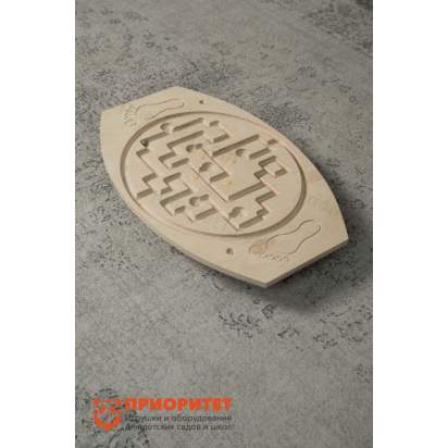 Балансировочная доска-лабиринт Для ножек №1 (натуральная) 5