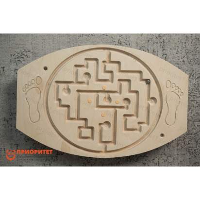 Балансировочная доска-лабиринт Для ножек №1 (натуральная)