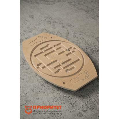Балансировочная доска-лабиринт Для ножек №5 (натуральная) 1