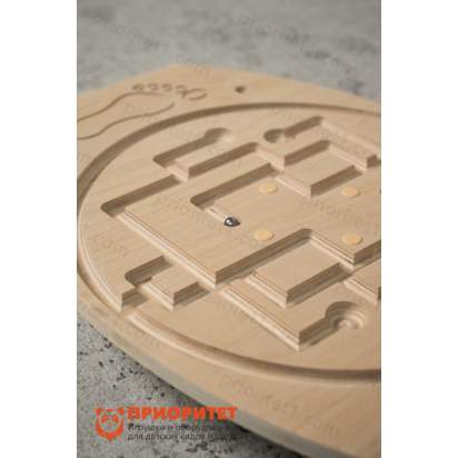 Балансировочная доска-лабиринт Для ножек №5 (натуральная) 4