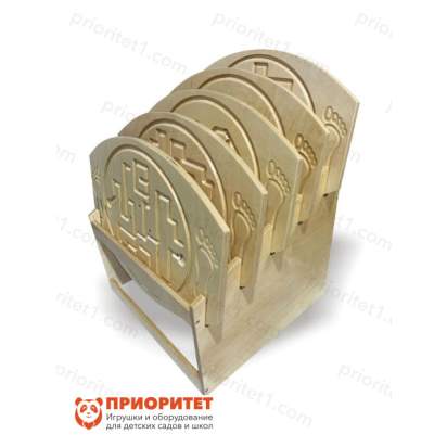 Набор балансировочных досок-лабиринтов «Для ножек» для детского сада