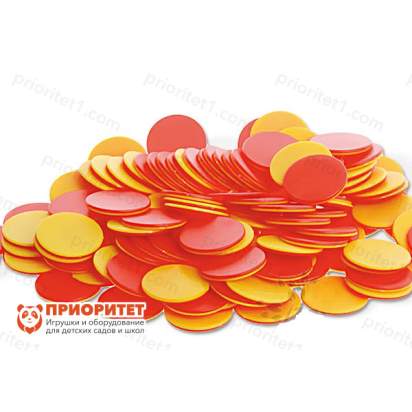 Счетные фишки двухцветные №1 (200 шт.)