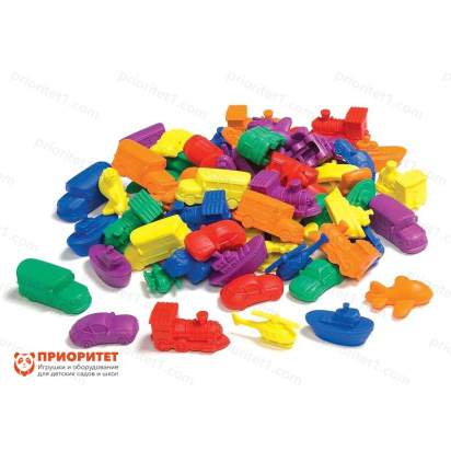 Набор фигурок для счета «Транспорт» (72 шт)