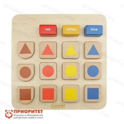 Панель «Сортировка цвет и форма»