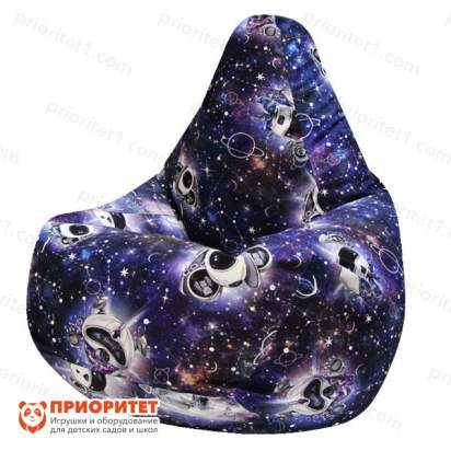 Кресло-мешок «Груша. Космопузики» (велюр)