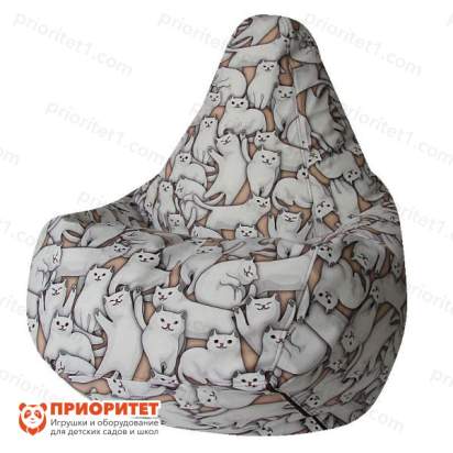 Кресло-мешок «Груша. Котофей-02» (велюр)