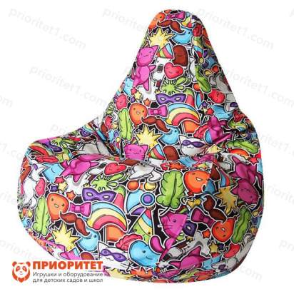 Кресло-мешок «Груша. Маскарад» (велюр)