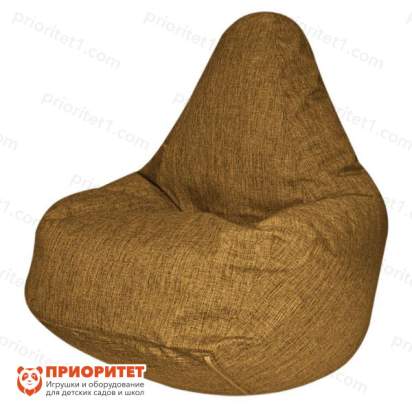 Кресло-мешок «Груша» (рогожка, коричневый)