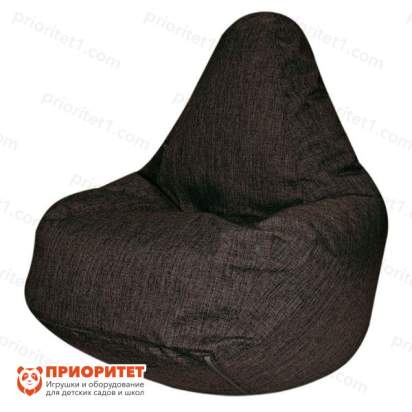Кресло-мешок «Груша» (рогожка, темно-серый)