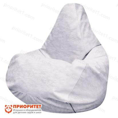Кресло-мешок «Груша» (микровелюр, белый)