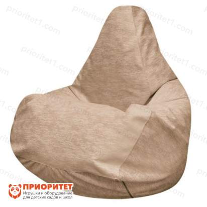 Кресло-мешок «Груша» (микровелюр, кофе с молоком)