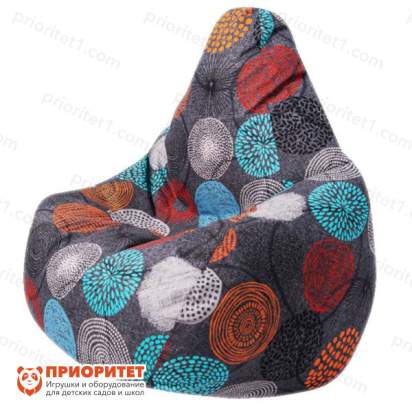 Кресло-мешок «Груша. Рингс» (жаккард)