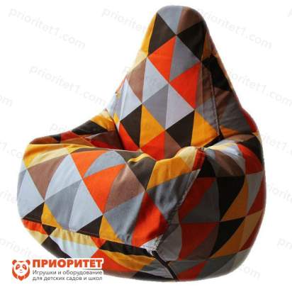 Кресло-мешок «Груша. Ромб-04» (жаккард)