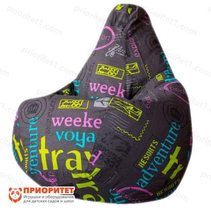 Кресло-мешок «Груша. Тревел» (жаккард)
