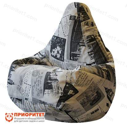 Кресло-мешок «Груша. Честер» (жаккард)
