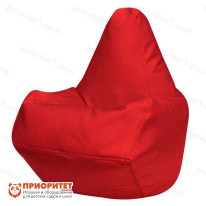 Кресло-мешок «Груша» (экокожа, красный)
