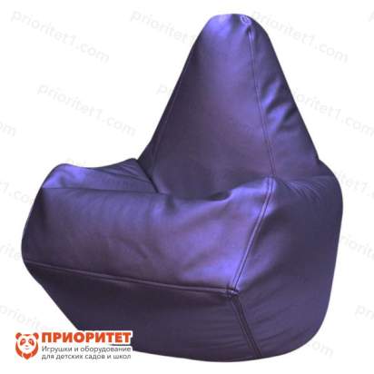 Кресло-мешок «Груша» (экокожа, лазурный)