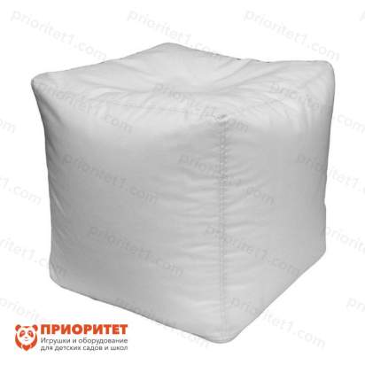 Пуфик «Куб» (полиэстер, белый)