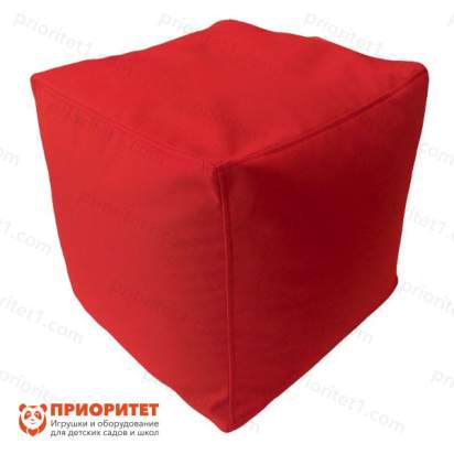 Пуфик «Куб» (микророгожка, красный)