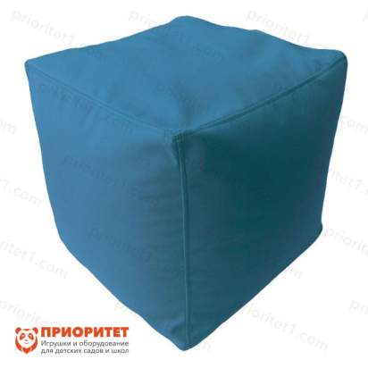 Пуфик «Куб» (микророгожка, синий)