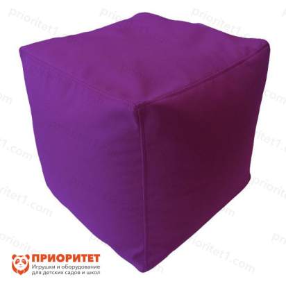 Пуфик «Куб» (микророгожка, фиолетовый)