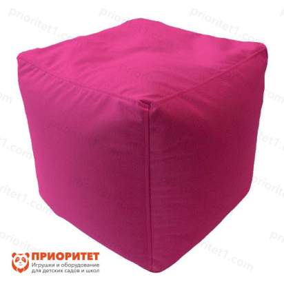 Пуфик «Куб» (велюр, розовый)