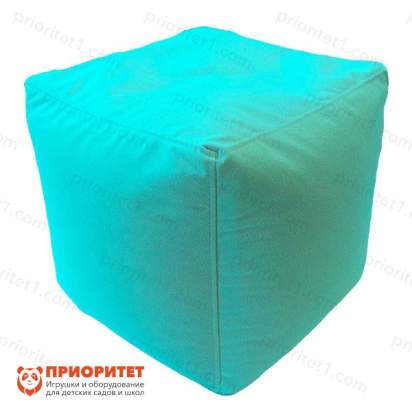 Пуфик «Куб» (велюр, светло-бирюзовый)
