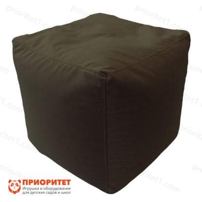 Пуфик «Куб» (велюр, шоколадный)