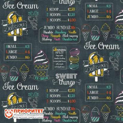 Пуфик «Куб. Айскрим» (жаккард)