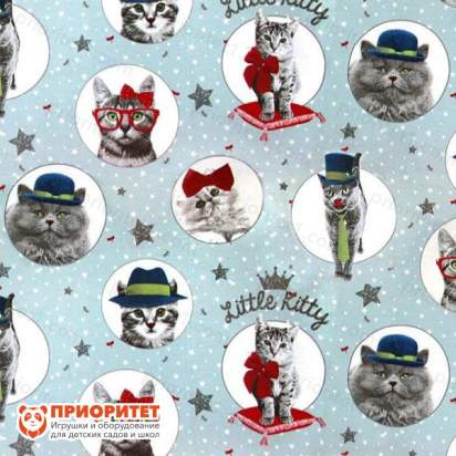 Пуфик «Куб. Литл Китти» (жаккард)