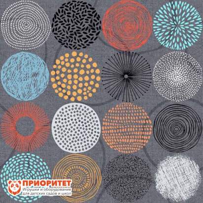 Пуфик «Куб. Рингс» (жаккард)