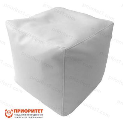 Пуфик «Куб» (экокожа, белый)