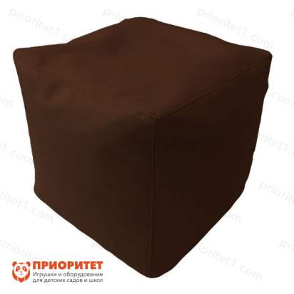 Пуфик «Куб» (экокожа, темный шоколад)