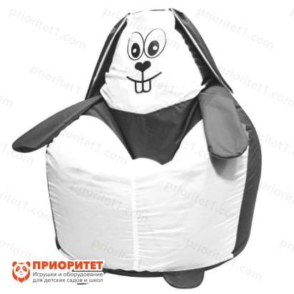 Кресло-мешок «Зайка» (полиэстер, серый)