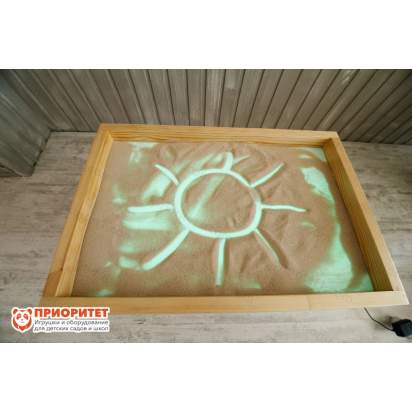 Световой стол с зеленой подсветкой