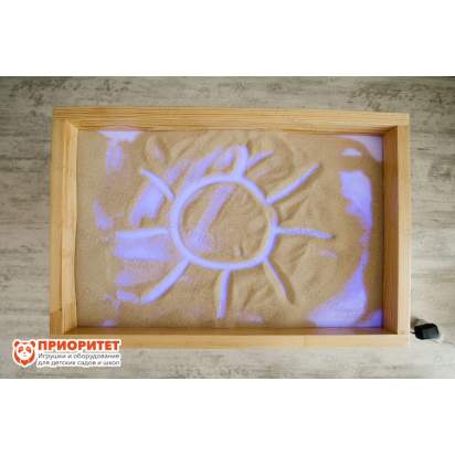 Световой стол с голубой подсветкой