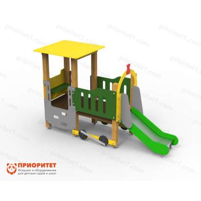 Игровой модуль «Паровозик» с горкой