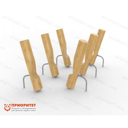 Элемент полосы препятствий «Ногоступ» Wood
