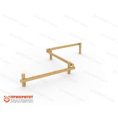 Элемент полосы препятствий «Змейка» Wood